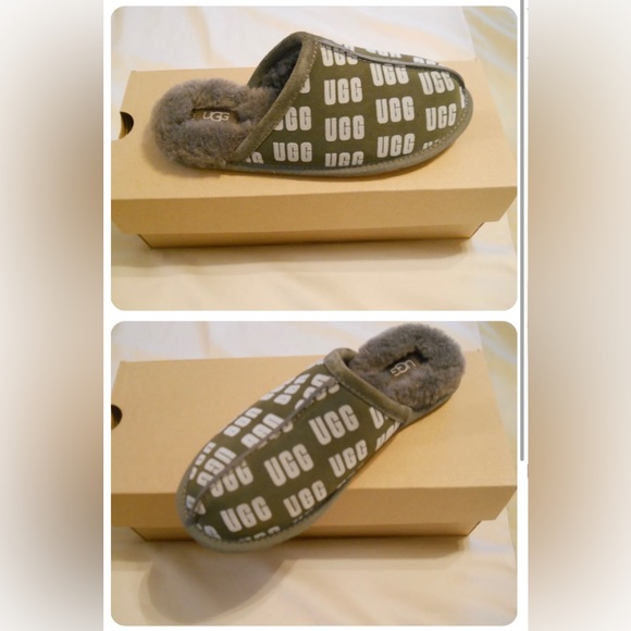 🆕🌚NEW & AUTHENTIC UGG LOGO SLIPPERS🌚🆕 - Picture 3 of 5